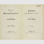 Europa - Skandinavien - - Mügge, Theodor. Schweden im Jahre 1843. (2 Bde. in 1 Bd.). Hannover, Kius,