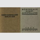 Ausstellungskataloge - - Sammlung von 45 Berliner, Münchner u. Dresdner Ausstellungskatalogen.