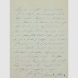 Huch, Ricarda (Schriftstellerin). Eigenhändiger, vierseitiger Brief und beidseitig beschriebene