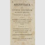 Orient - Ägyptologie - - Stroth, Friedrich Andreas. Aegyptiaca sev veterum scriptorum de rebus