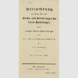 Hamburg - - Abendroth, Amandus Augustus. Beleuchtung der Flug-Schrift: Rechte und Forderungen der