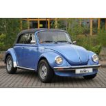 VW Käfer 1303 LS Cabriolet,  EZ 04.1977, 2. Hand (laut Brief), Schaltgetriebe, Laufleistung ca. 64.