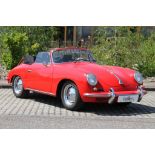 Porsche 356 B Super 90 Cabriolet,  EZ 07.1963, 1. Hand (in Deutschland), Laufleistung ca. 84.707 Km,