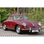 Porsche 356 B Coupe,  EZ 07.1962, Laufleistung 39.292 km abgelesen, 44 KW/ 60 PS, Schaltgetriebe,