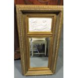 A Victorian style giltframed pier glass