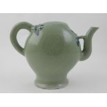 A 19th century Chinese celadon melon sha