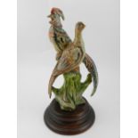 A 1940s Capodimonte figurine of pheasant