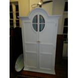 A Scandinavian style white painted two d