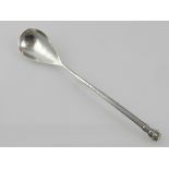 A silver preserve spoon, designed by Oma