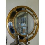 A Regency style circular carved giltwood