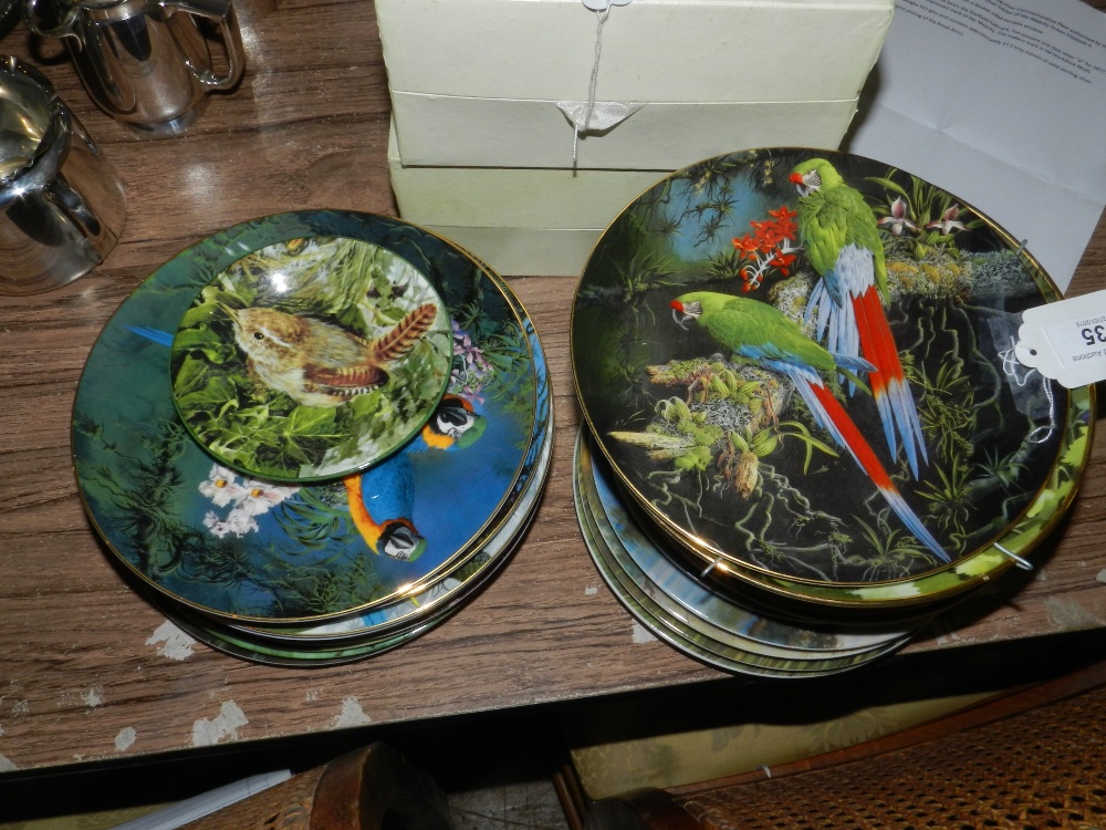 A collection of Wedgwood Ltd. plates, de