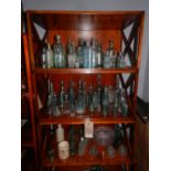 A large collection of sundry glass bottles etc.19th century and later.
