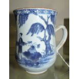 An 18th century Chinese blue and white l