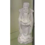 A Chinese blanc de chine figure of Luaha