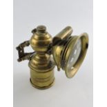 An early 20th century brass acetylene cy