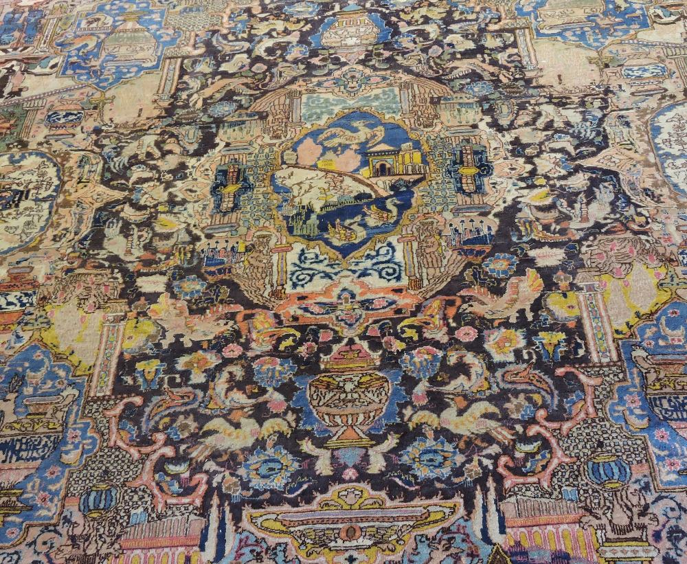 A 20th century Persian carpet, decorated - Image 3 of 3