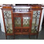 A fine Edwardian mahogany and inlaid Chi