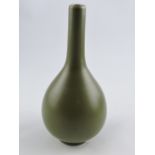 A tea dust glaze gourd shaped vase, with