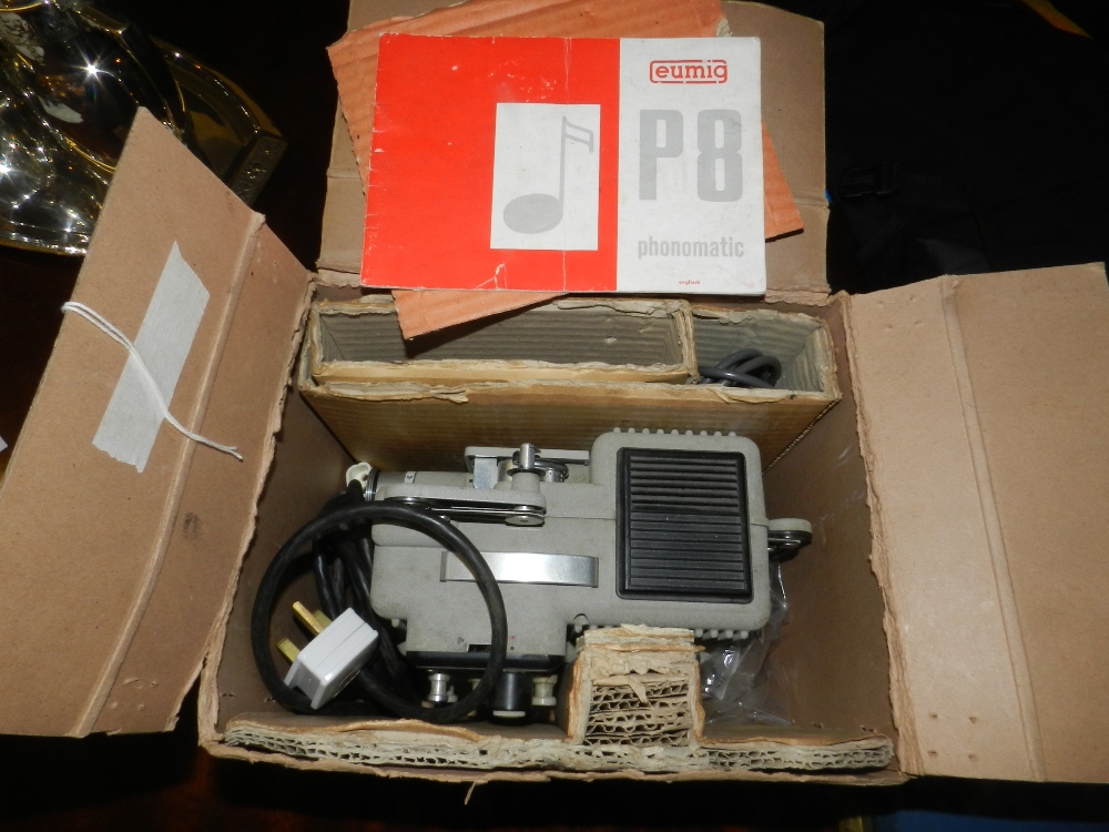 An Eumig P8 phonomatic projector and one