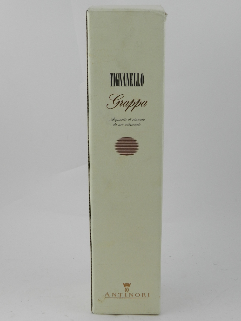 A bottle of Tignanello Grappa, 500ml