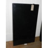 Two black granite table tops.  100cm x 6