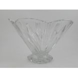 A Waterford crystal bowl, moulded with s
