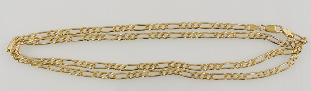 A figarucci chain link necklace, stamped