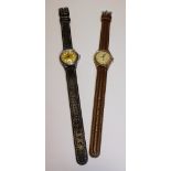 An early 20th Century ladies Movado wristwatch together with an Elma ladies wristwatch.