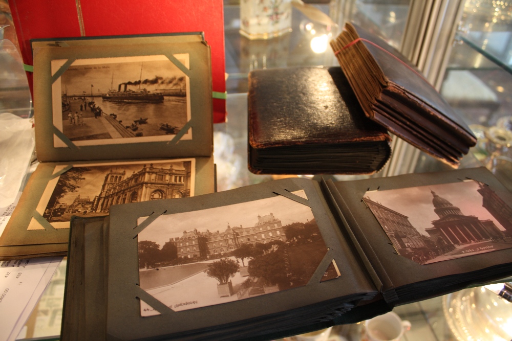 Four albums of early 20th Century European topographical postcards, mainly France, Germany and