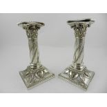 Goldsmiths & Silversmiths Co., 112 Regent Street. A pair of late Victorian silver plated dwarf