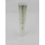 Tiffany & Co., New York. A Sterling silver cylindrical cigar case. L.16cm