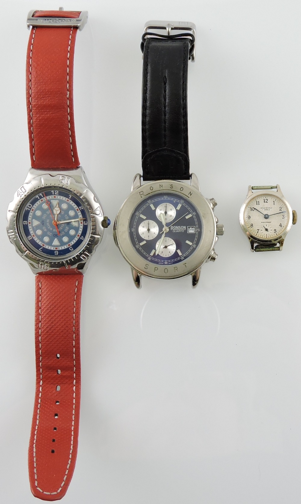 A gentleman's 'Ronson Sport' wristwatch, together with two other watches,