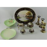 An early 20th century Noritake dressing table set,