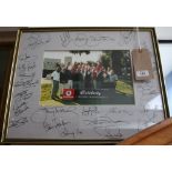 Wentworth Celebrity Pro-Am Golf Tournament photo 1999, signed by all 25 stars,