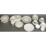 A Myotts Malaga pattern dinner service, for four place settings, including two tureens,