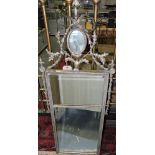 A 19th century French style pier glass,