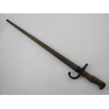 A 19th century French bayonet. L: 65.