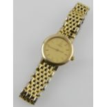 Omega. A gold plated ladies wristwatch.