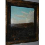 20th century British school, a landscape study, mixed media, inscription, date, and title to
