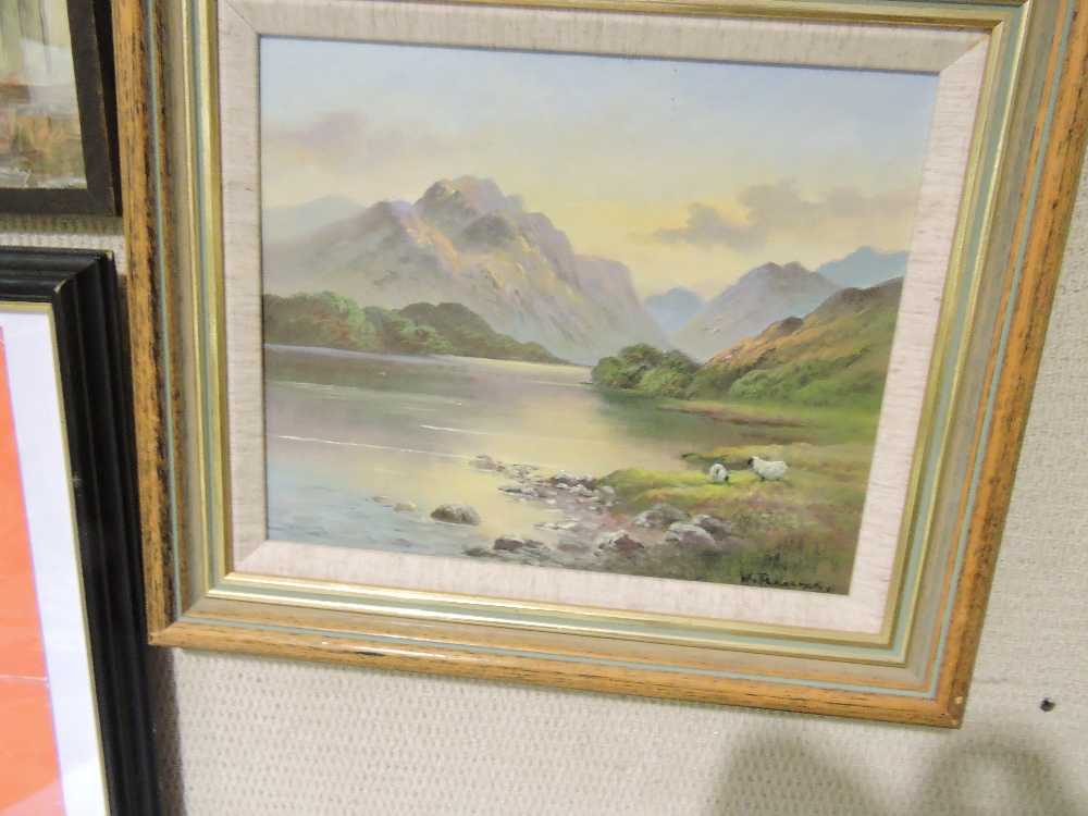 W Reeves, (Modern, British) Summers Day, West Highlands, oil on board, signed lower right,