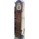 Elliott eight day mahogany cased Westminster and Whittington chiming grandmother clock