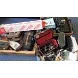 A quantity of cameras and accessories including various 35mm examples, 8mm cine,
