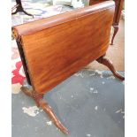 A Victorian mahogany patent sutherland table,