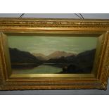 Late 19trh century British school, a Highland loch scene, unsigned, together with companion piece.