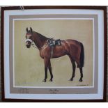 After Cawthorne, Red Rum, colour print, 38cm x 44cm.