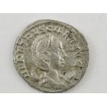 A Roman coin, HERENNIA  ETRUSCILLA, wife of Trajan Decius 249-51AD,