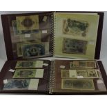 Two albums of German banknotes, 1904-44, mainly VF or better, including some rare notes,