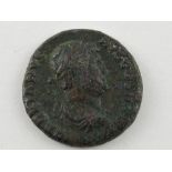Hadrian, 134-138 AD, Obv: HADRIANVS AVG COS III P P legend with laureate,