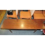 A G plan style rectangular teak coffee table.