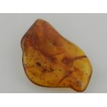 A natural amber fragment, approx. 4.